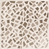 Clay effect tile with decorations, Patchwork Light 20x20 - Ritual, Ceramica Sant'Agostino