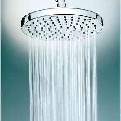 Colonna doccia muro con doccia saliscendi, miscelatore, soffione 25cm - Oki, Bossini