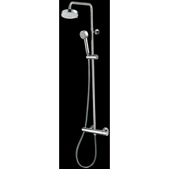 Colonna doccia muro, miscelatore, soffione 14cm 3 getti, antitorsione - Dinamic, Bossini