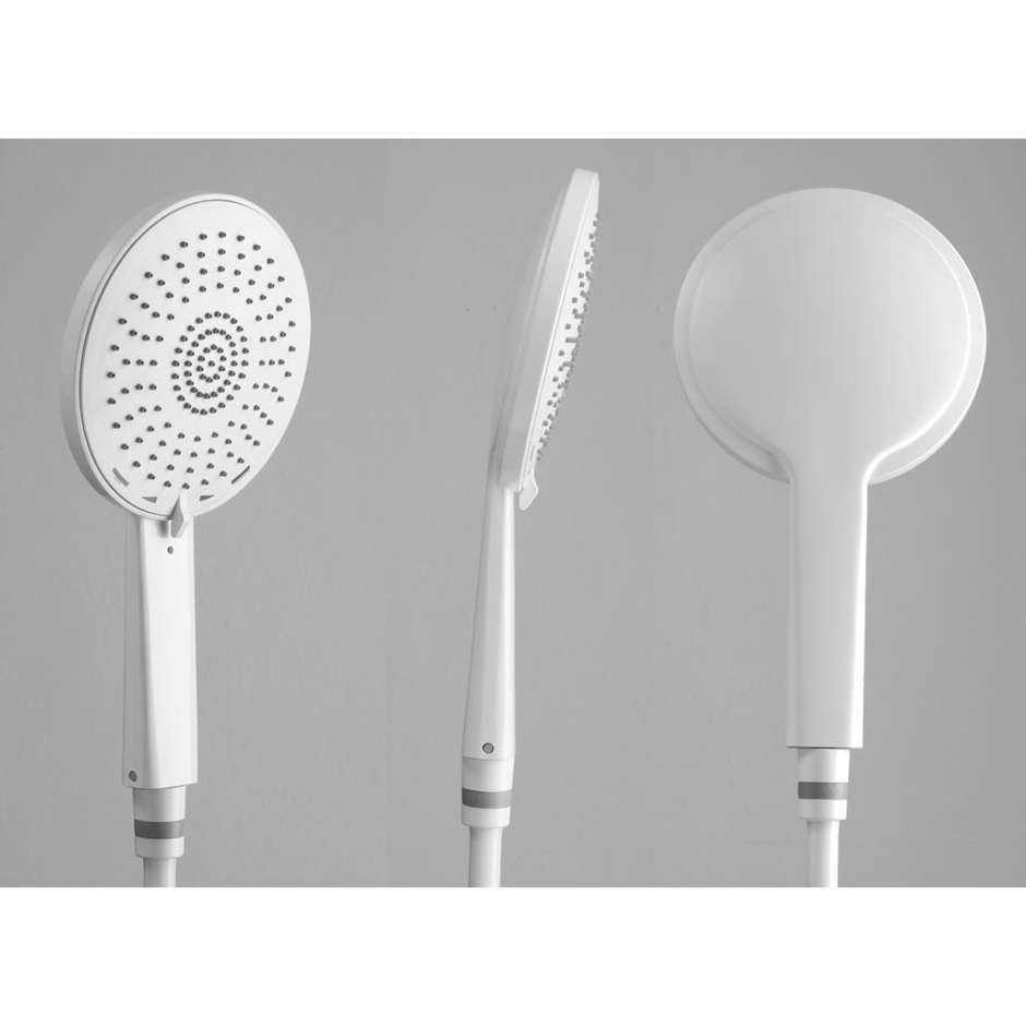 Colonna doccia muro saliscendi 3 funzioni miscelatore termostat., soffione 20 cm Oki, Bossini