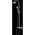 Colonna doccia muro, soffione 20cm doccetta, miscelatore termostatico - Elios, Bossini