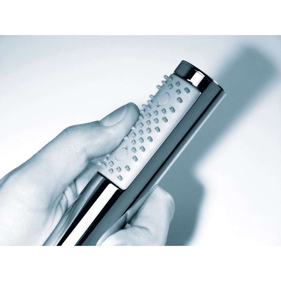 Colonna doccia muro, soffione 25cm, asta saliscendi e miscelatore - Zoe, Bossini