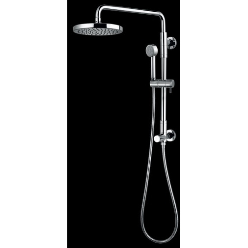 Colonna doccia muro59 cm, soffione 25 cm, saliscendi - Gio Renovation, Bossini