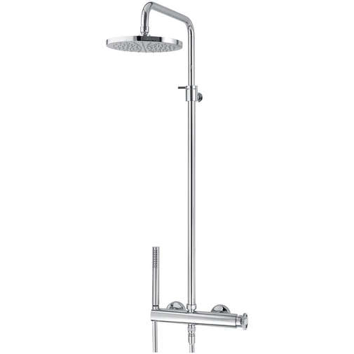 Colonne de douche à connexion externe, avec pomme de douche, douchette et inverseur 4636 Millenovecinquanta Bugnatese