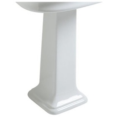 Colonne pour lavabo LA03 style classique en céramique blanche - Lante, Simas