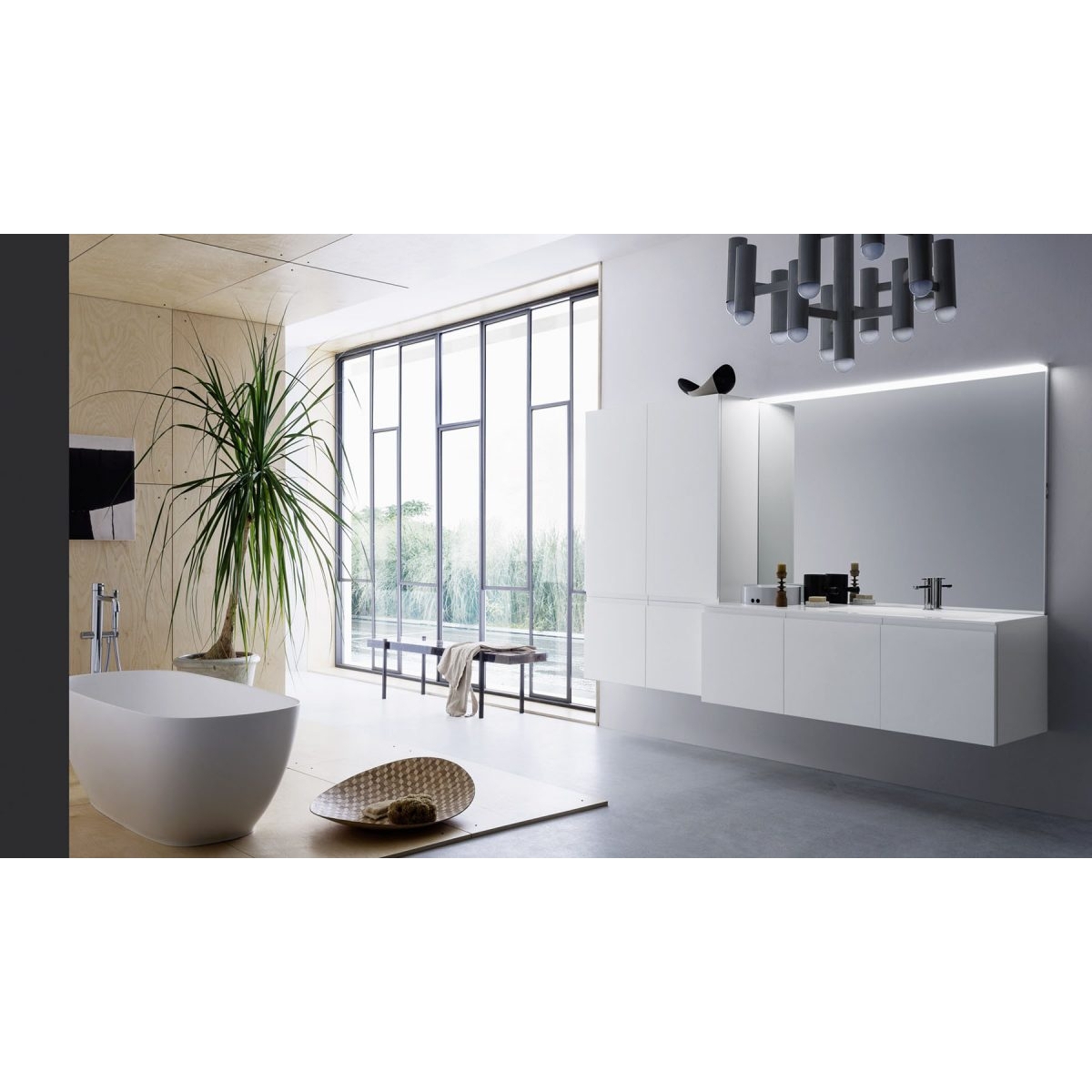 Bob Design Accessori Bagno.Arbi Arredobagno Composizione Bagno Moderna Ed Elegante Con Mobile Lavabo E Specchio 250x50 Cm Street 31 Arbi Arredobagno