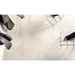 Concrete-effect porcelain stoneware, 29.6x59.5 cm White - Uptown, Dom Ceramiche