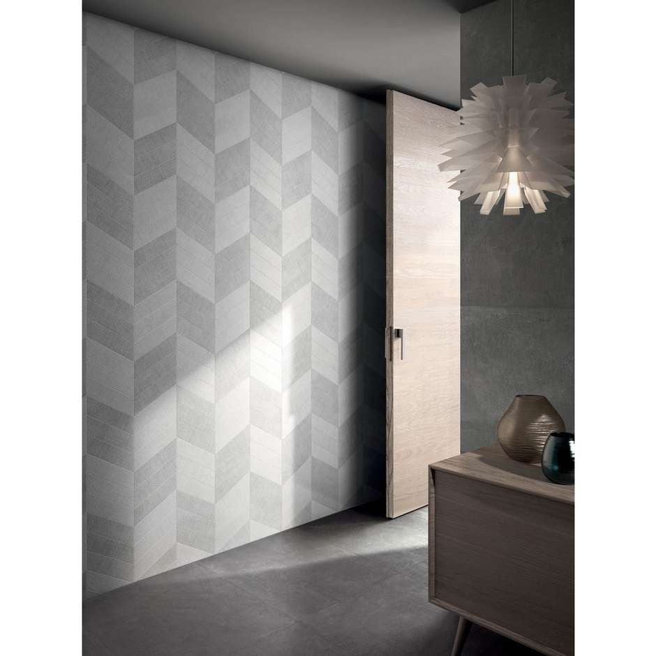 Concrete effect porcelain stoneware Concrete Dark 60x60 - Set, Ceramica Sant'Agostino