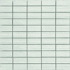 Concrete effect porcelain stoneware mosaic on mesh White 30x30cm - Cement, Casalgrande Padana