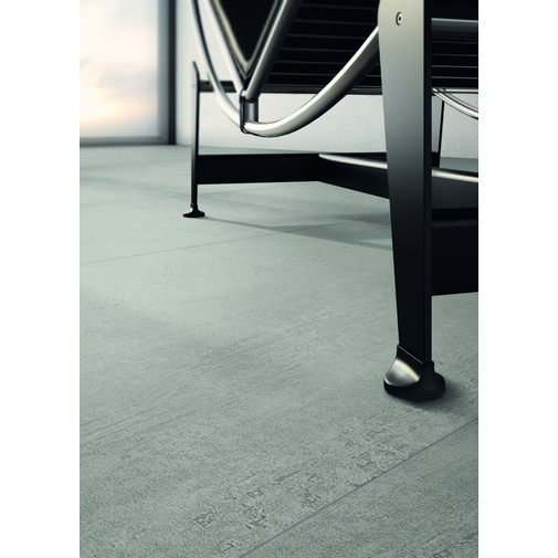 Concrete-effect rectified porcelain stoneware tile, Gray 37.5x75.5x1 cm - Cement, Casalgrande