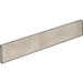 Concrete effect skirting Beige 7x90 cm, rectified - Entropia, Dom Ceramiche