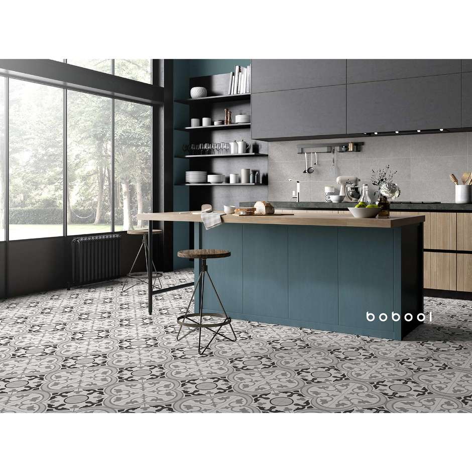 Concrete effect wall tile, Grey, 25x60 cm - Concretus, Dom Ceramiche
