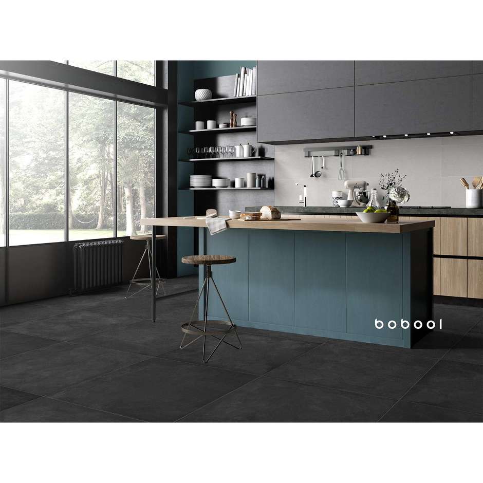 Concrete effect wall tile, White, 33.3x100 cm - Concretus, Dom Ceramiche