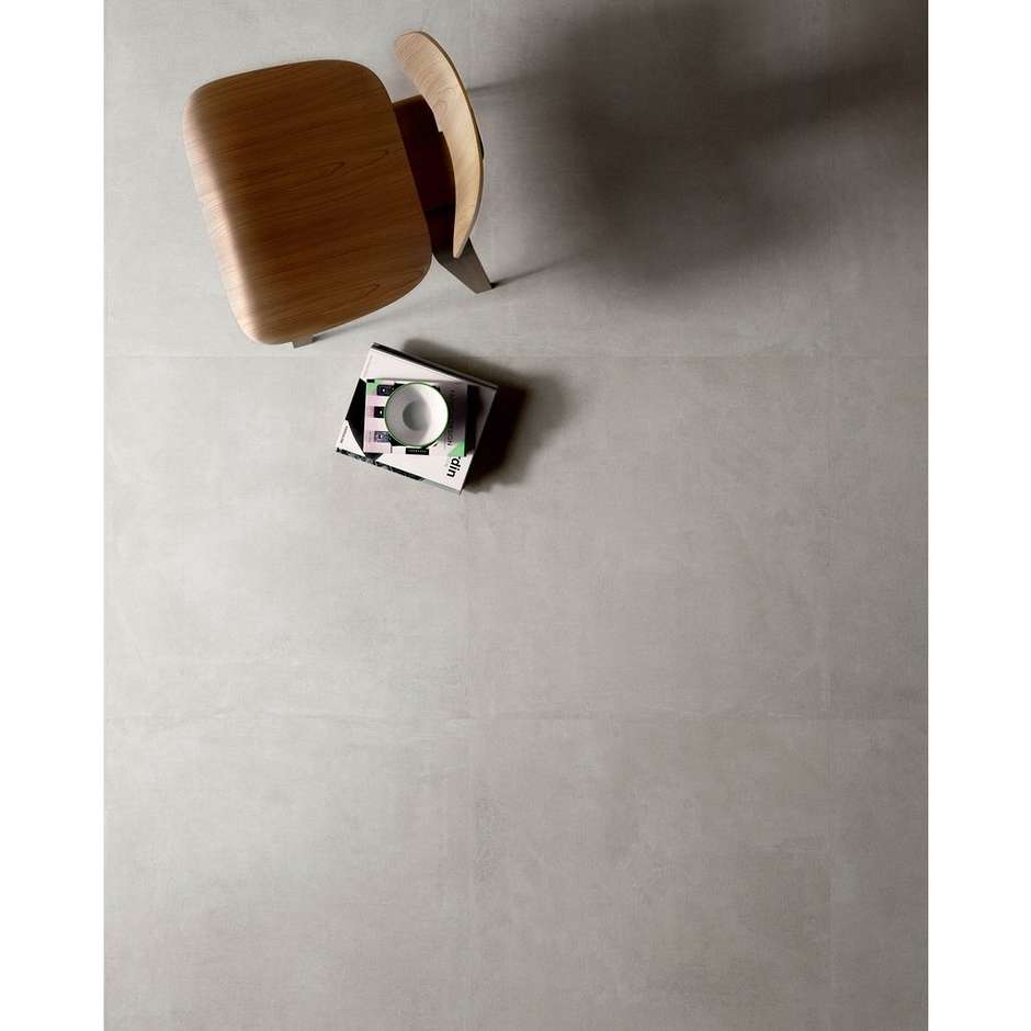 Concrete Pearl 90x90 grès effet béton - Set, Ceramica Sant'Agostino