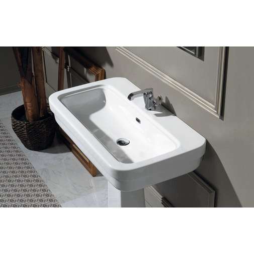 Console 90 single hole installation on column or wall hung Evolution EVO12 Simas