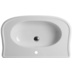 Console washbasin LAM90 wall hung or on cabinet in white ceramic 90 cm - Lante, Simas