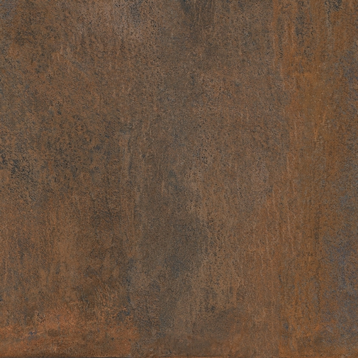 Copper oxidized metal effect porcelain stoneware, Copper 120x120 cm - Oxidart , Ceramica Sant'Agostino