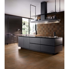 Copper oxidized metal effect porcelain stoneware, Copper 60x120 cm - Oxidart, Ceramica Sant'Agostino