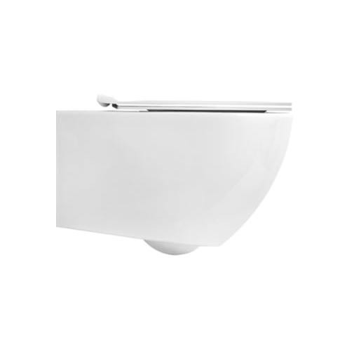 Coprivaso con cerniere rallentate, bianco opaco - Vignoni, Simas