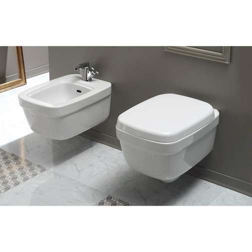 Coprivaso in termoindurente con cerniere rallentate Evolution Simas Evo004