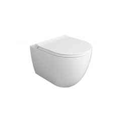 Coprivaso XS bianco termoindurente con cerniere rallentate cromo - Vignoni, Simas