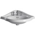 Corner washbasin in white ceramic 57 cm - Arcade, Simas