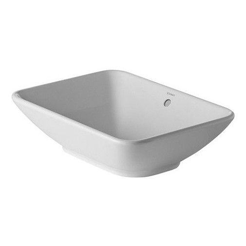 Countertop basin with overflow white 55 cm - Bacino, Duravit