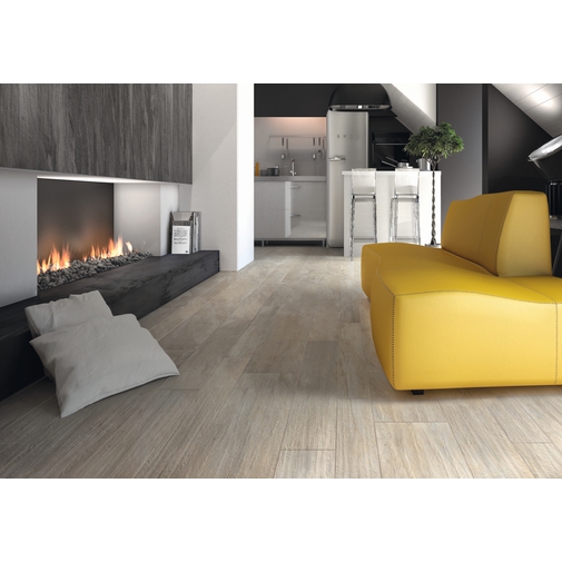 Cremefarbenes Feinsteinzeug in Holzoptik 20x120 cm - Ulivo, Casalgrande Padana