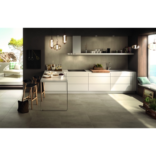 Dalle en grès cérame effet béton, Sand 75,5x151 cm - Beton, Casalgrande