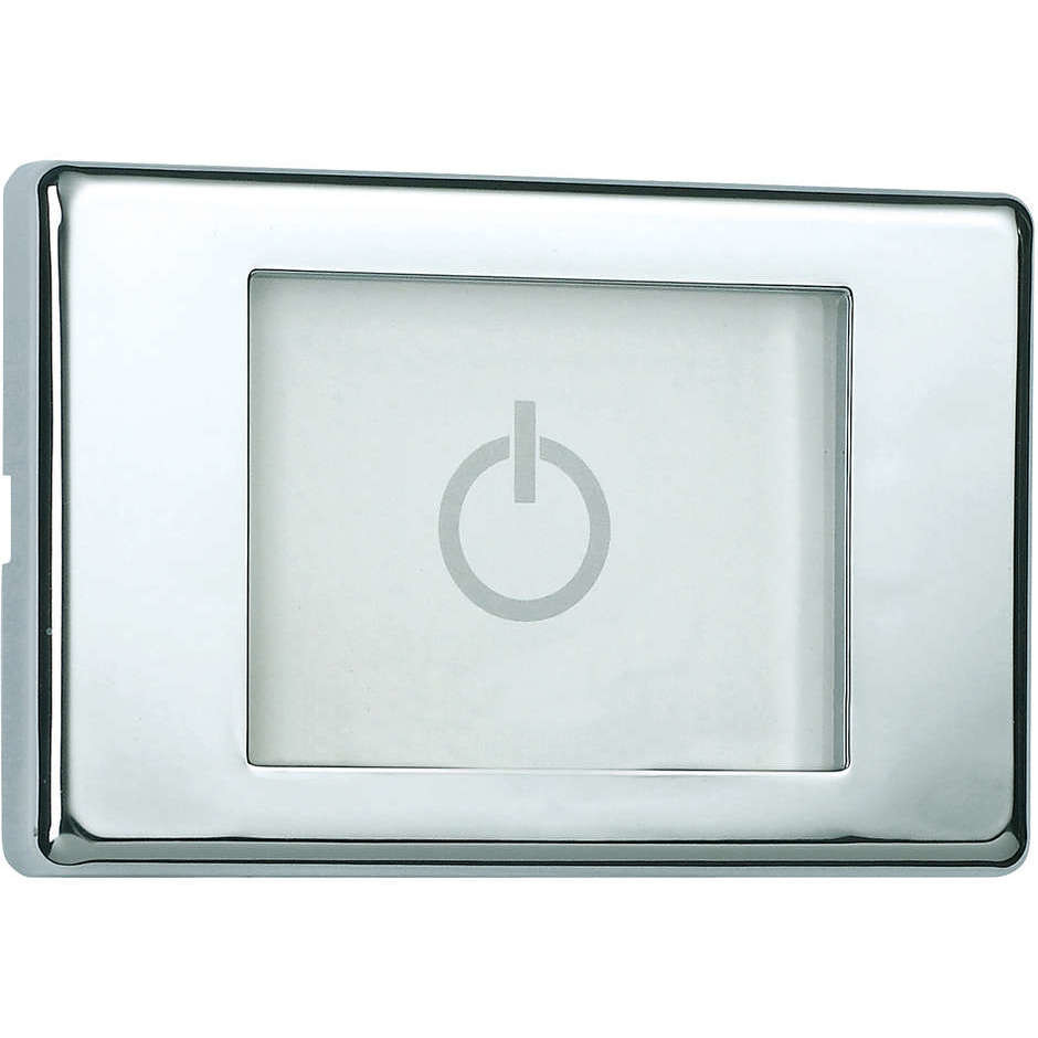 Deckeneinbau-Duschkopf, grüne LED-Leuchten, Regenstrahl und Wasserfallstrahl, rechteckig 57x47 cm - Dream/2 LED-Leuchte, Bossini