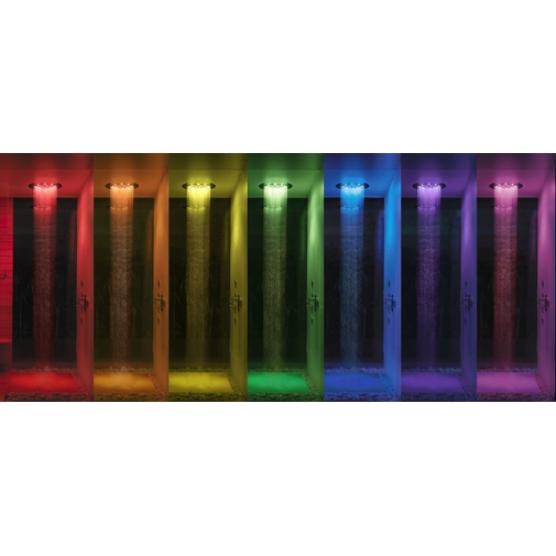 Deckeneinbauduschkopf mit Chromotherapie, Durchmesser 47 cm - Dream Oki, Bossini