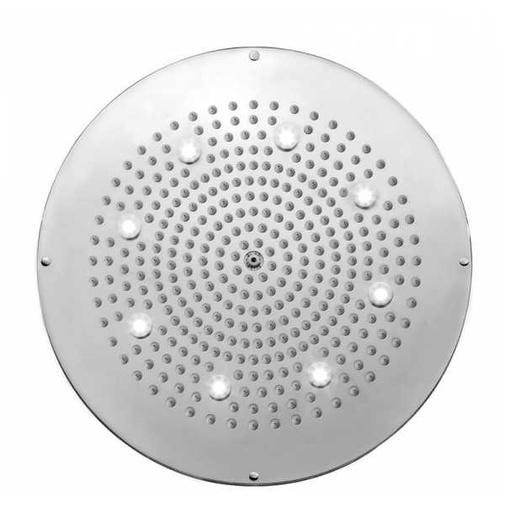 Deckeneinbauduschkopf mit roter LED, rund 47 cm, exklusives Design - Dream Oki, Bossini