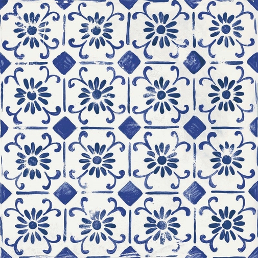 Decorated matt porcelain stoneware tiles, Mare Mix Mat 20x20 cm - Vita, Ceramica Sant'Agostino