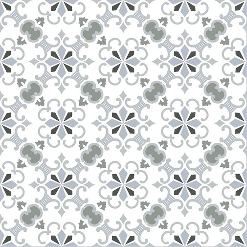 Decorated porcelain stoneware, Metrosigns 20x20 cm - Set, Ceramica Sant'Agostino