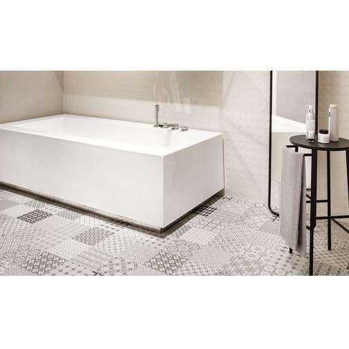 Decorated porcelain stoneware, Metrosigns 20x20 cm - Set, Ceramica Sant'Agostino