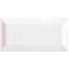 Diamond-effect wall tile, glossy white, 7.5x15 cm - Talco, Cesi