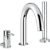 Diverter bath group with mixer, spout and hand shower - Kobuk, Rubinetteria Bugnatese