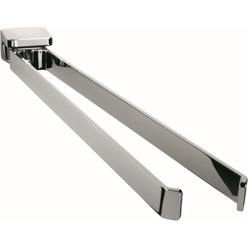 Double jointed towel rail in chromed brass - Alizè, Colombo Design