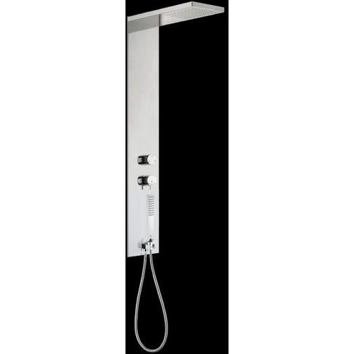 Duschpaneel mit Mischer und integriertem Duschkopf - Manhattan Panel Flat 3, Bossini