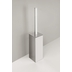 Eckiger Toilettenbürstenhalter aus verchromtem ABS - Basic Q, Colombo Design