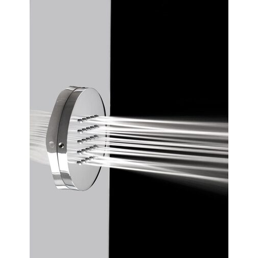 Eingebaute Seitenbrause, rund 10 cm, Chrom - Tondo Flat, Bossini