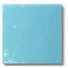 Einleger Hellblau Glänzend 3,75x3,75 cm für 15x15 Achteckfliesen – Tonalite