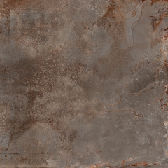 Eisenfarbenes Feinsteinzeug mit oxidiertem Metalleffekt, Iron 90x90 cm - Oxidart , Ceramica Sant'Agostino