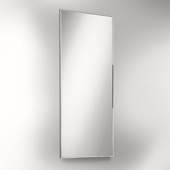 Elegant mirror with chromed brass frame, rectangular 40x100 cm - Fashion Mirrors, Colombo