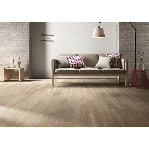 Elegant wood effect porcelain stoneware Vesta color 20x120 cm - Arborea, Blustyle