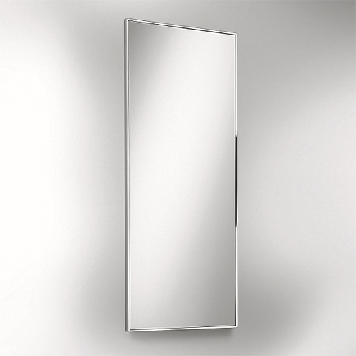 Eleganter Spiegel mit verchromtem Messingrahmen, rechteckig 60x80 cm - Fashion Mirrors, Colombo