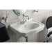 English style suspended washbasin in white ceramic 58 cm - London, Simas