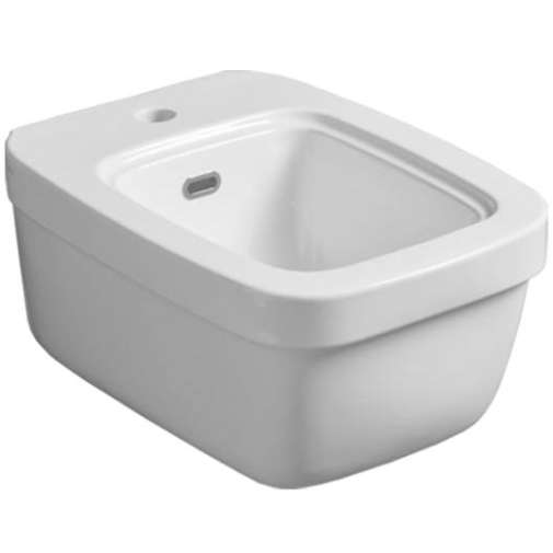 Evolution Simas Evo19 weißes Einloch-Wand-Bidet 52x37 cm