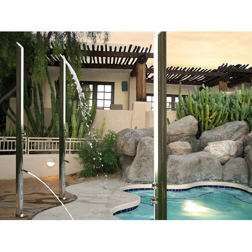 External foot washer shower column and progressive mixers - Aquabambù, Bossini