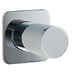 External single-lever shower mixer Treemme built-in Nano CR separate flanges